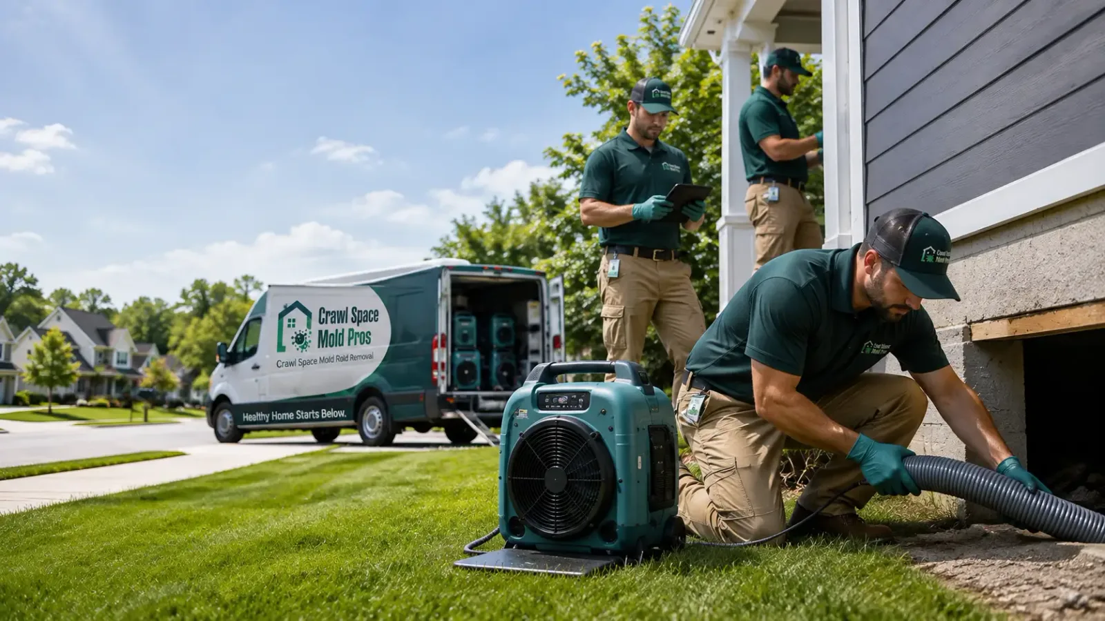 Crawl Space Mold Removal in Palmyra, IN